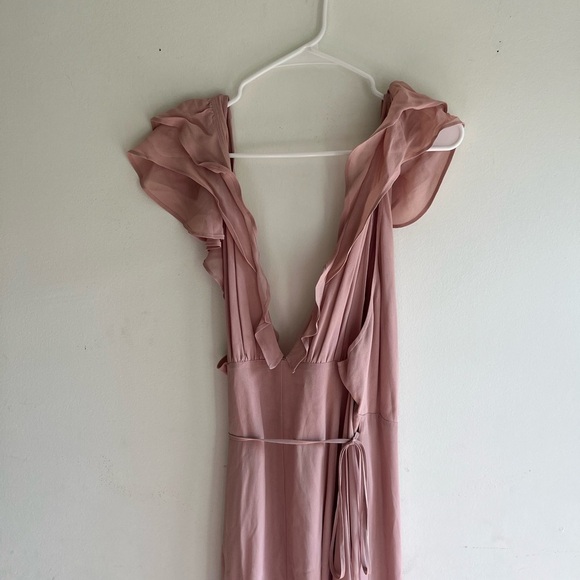 REFORMATION Blush Peppermint Dress Size XL - Picture 9 of 10